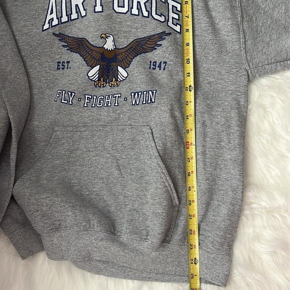 United States Air Force Hooded Sweatshirt Unisex Size M - Picture 6 of 8
